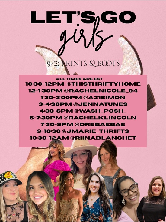 Accessories - 9/2: Let’s Go Girls Raid Train: Prints & Boots🐆👢